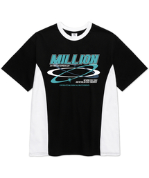 MILLION DAY（ミリオンデイ）の「MILLION オービットモーション配色半袖Tシャツ（Tシャツ/カットソー）」