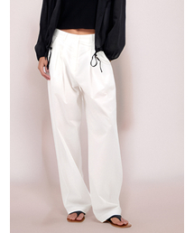 Double Pintuck Slacks _White
