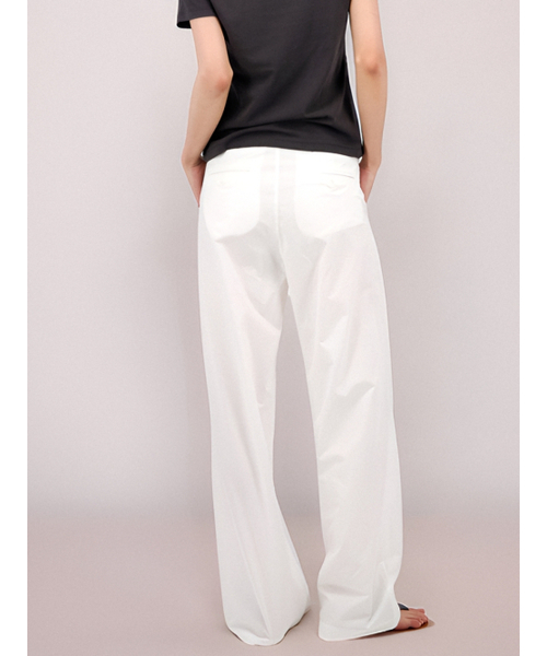 ACUD(アクド)の「Double Pintuck Slacks _White(スラックス・レディース・ホワイト・S/M)」の5枚目の写真