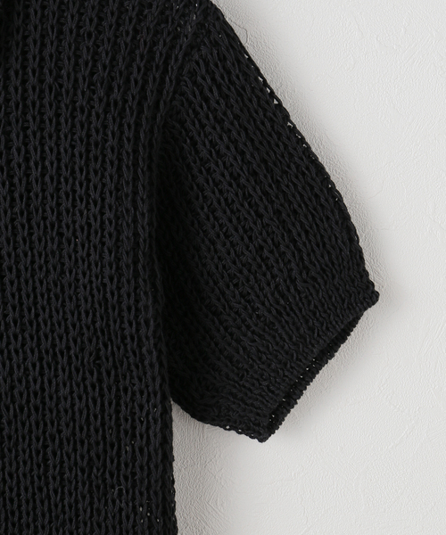 IENA LA BOUCLE(イエナラブークル)の「MAYDI/マイディ slip stitch back loop ポロニット EFLEJA(ニット/セーター・レディース・ブラック・FREE)」の14枚目の写真