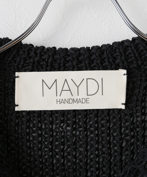 IENA LA BOUCLE(イエナラブークル)の「MAYDI/マイディ slip stitch back loop ポロニット EFLEJA(ニット/セーター・レディース・ブラック・FREE)」の16枚目の写真