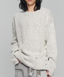 ALAND | MAISON MINED/SIDEBUTTON ニット(ニット/セーター)