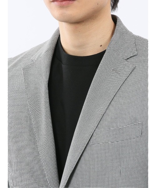 TAKA-Q（タカキュー）の「【ストレッチ ウォッシャブル イージーケア】タカキュー 2ボタン ジャケット 千鳥(セットアップ可能)（スーツジャケット・メンズ・ハウンドトゥース・S/LARGE/X-LARGE/3L/MEDIUM）」の5枚目の写真