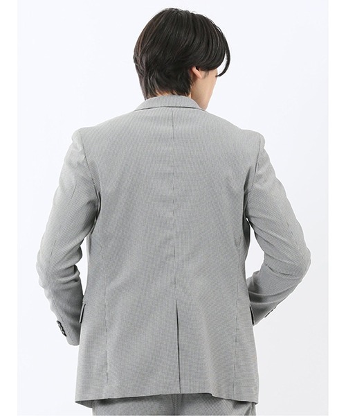 TAKA-Q（タカキュー）の「【ストレッチ ウォッシャブル イージーケア】タカキュー 2ボタン ジャケット 千鳥(セットアップ可能)（スーツジャケット・メンズ・ハウンドトゥース・S/LARGE/X-LARGE/3L/MEDIUM）」の10枚目の写真