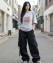 パーティーシグラフィックプリントTシャツ