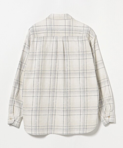 BEAMS HEART(ビームスハート)の「【6/18値下げ】プリント フェード ヘビー ネルシャツ(ユニセックス)(シャツ/ブラウス・メンズ・オフホワイト/ブルー系その他・SMALL/LARGE/MEDIUM)」の17枚目の写真