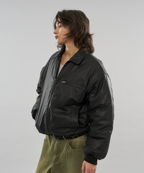 WISH FOR EVER(ウィッシュフォーエバー)の「【 3color / 3size 】DRAW CODE COATING BLOUSON / ドローコードコーティングブルゾン(ブルゾン・メンズ・ブラック/ブラウン・SMALL/LARGE/MEDIUM)」の9枚目の写真
