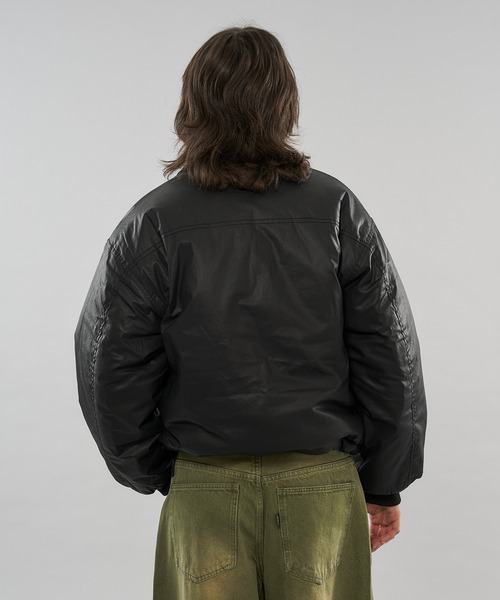 3color / 3size 】DRAW CODE COATING BLOUSON / ドローコード