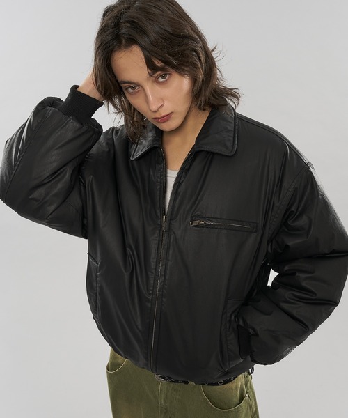 WISH FOR EVER(ウィッシュフォーエバー)の「【 3color / 3size 】DRAW CODE COATING BLOUSON / ドローコードコーティングブルゾン(ブルゾン・メンズ・ブラック/ブラウン・SMALL/LARGE/MEDIUM)」の11枚目の写真
