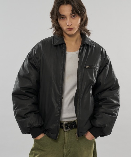 WISH FOR EVER(ウィッシュフォーエバー)の「【 3color / 3size 】DRAW CODE COATING BLOUSON / ドローコードコーティングブルゾン(ブルゾン・メンズ・ブラック/ブラウン・SMALL/LARGE/MEDIUM)」の19枚目の写真
