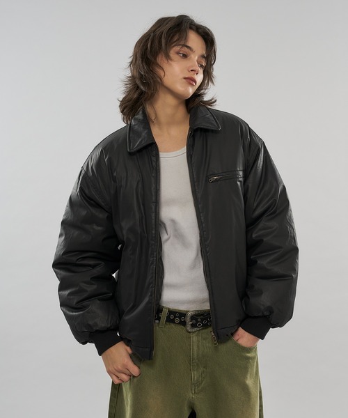 WISH FOR EVER(ウィッシュフォーエバー)の「【 3color / 3size 】DRAW CODE COATING BLOUSON / ドローコードコーティングブルゾン(ブルゾン・メンズ・ブラック/ブラウン・SMALL/LARGE/MEDIUM)」の21枚目の写真