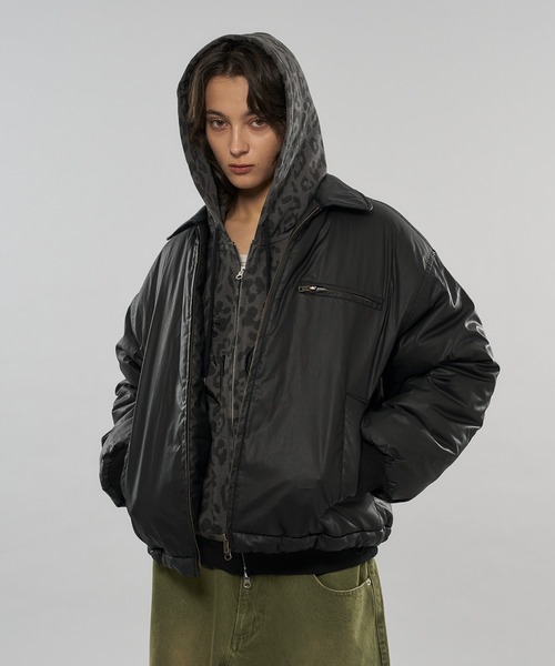 WISH FOR EVER(ウィッシュフォーエバー)の「【 3color / 3size 】DRAW CODE COATING BLOUSON / ドローコードコーティングブルゾン(ブルゾン・メンズ・ブラック/ブラウン・SMALL/LARGE/MEDIUM)」の22枚目の写真