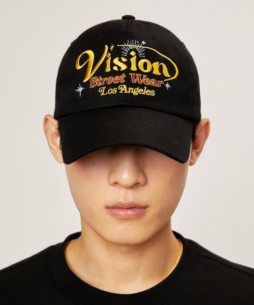 VISION STREET WEAR(ヴィジョンストリートウェア)の「VSW Shine Logo Ball Cap Black(キャップ・メンズ・その他・FREE)」の2枚目の写真