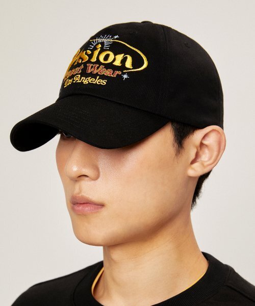 VISION STREET WEAR(ヴィジョンストリートウェア)の「VSW Shine Logo Ball Cap Black(キャップ・メンズ・その他・FREE)」の3枚目の写真