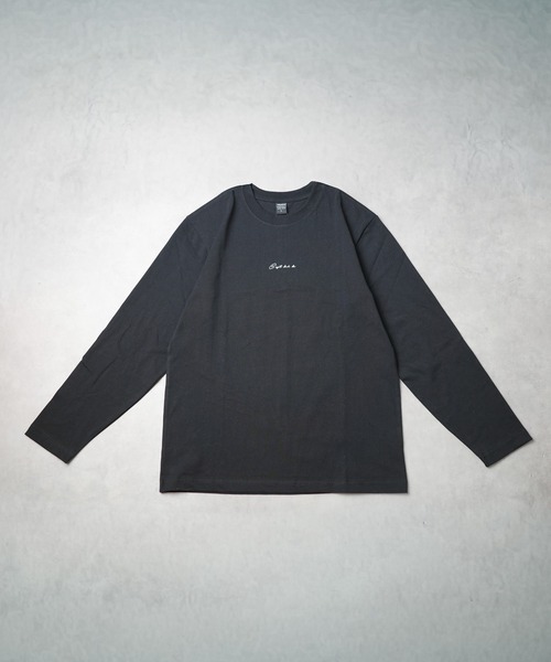 ARCHIVER（アーカイバ）の「【69】プリントロングスリーブTシャツ（サークルロゴ）（Tシャツ/カットソー・メンズ・ブラック/ブルー系/ホワイト・LARGE）」の2枚目の写真