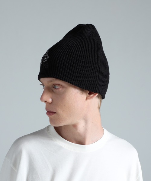 Y-3（ワイスリー）の「Y-3 GRAPHIC BEANIE（ニットキャップ/ビーニー・メンズ・ブラック・FREE）」の3枚目の写真