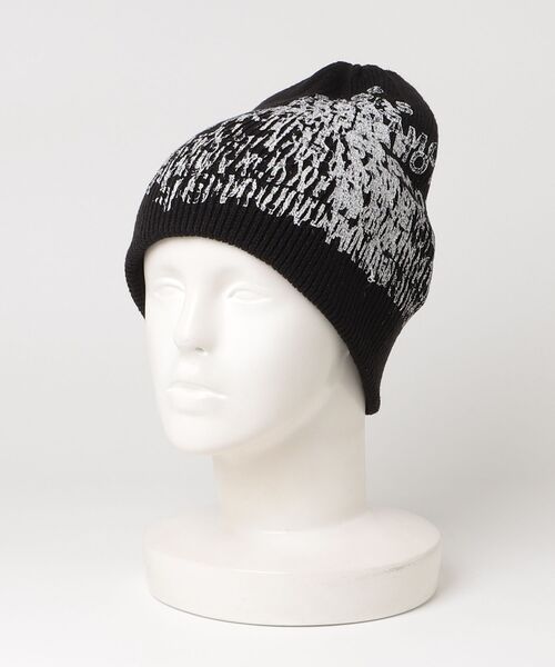 Y-3（ワイスリー）の「Y-3 GRAPHIC BEANIE（ニットキャップ/ビーニー・メンズ・ブラック・FREE）」の4枚目の写真