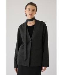 RIM.ARK | Double face tie jacket ダブル フェイス タイ ジャケット(ノーカラージャケット)