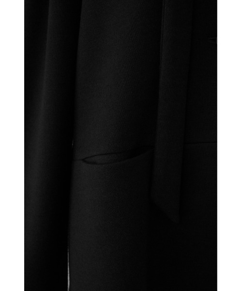 RIM.ARK（リムアーク）の「Double face tie jacket ダブル フェイス タイ ジャケット（ノーカラージャケット・レディース・グレー/ダークブラウン/ブラック・36/38）」の21枚目の写真