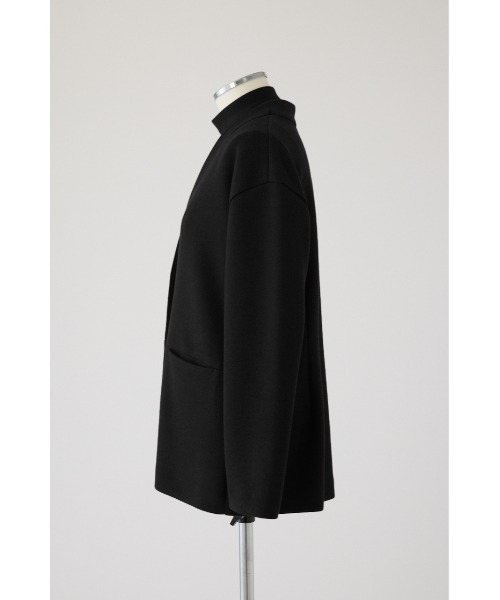 RIM.ARK（リムアーク）の「Double face tie jacket ダブル フェイス タイ ジャケット（ノーカラージャケット・レディース・グレー/ダークブラウン/ブラック・36/38）」の17枚目の写真