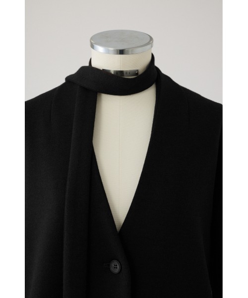 RIM.ARK（リムアーク）の「Double face tie jacket ダブル フェイス タイ ジャケット（ノーカラージャケット・レディース・グレー/ダークブラウン/ブラック・36/38）」の19枚目の写真