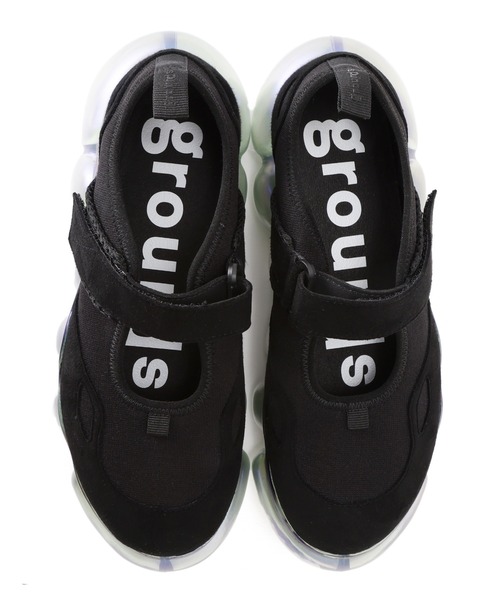 grounds（グラウンズ）の「grounds / グラウンズ / 別注JEWELRY MARY JANE(2026ss MODEL)（スニーカー・レディース・ブラック・37/38/39/40）」の5枚目の写真