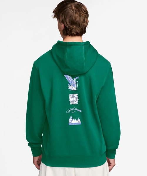 NIKE（ナイキ）の「ナイキ NIKE ナイキ クラブ BB ゴルフ L/S フーディ（スウェット・メンズ・グリーン/ブラック・LL/3L/S/M/L）」の10枚目の写真