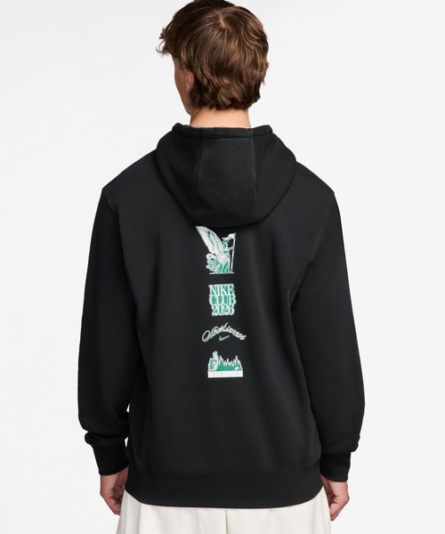 NIKE（ナイキ）の「ナイキ NIKE ナイキ クラブ BB ゴルフ L/S フーディ（スウェット・メンズ・グリーン/ブラック・LL/3L/S/M/L）」の7枚目の写真