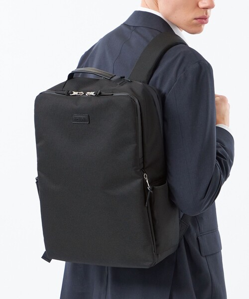 MACKINTOSH PHILOSOPHY(マッキントッシュ フィロソフィー)の「CORDURA(R) fabric バックパック(バックパック/リュック・メンズ・ブラック/ダークネイビー・FREE)」の3枚目の写真