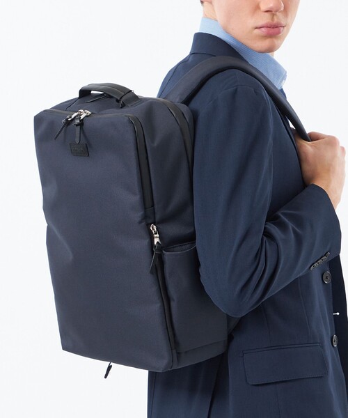 MACKINTOSH PHILOSOPHY(マッキントッシュ フィロソフィー)の「CORDURA(R) fabric バックパック(バックパック/リュック・メンズ・ブラック/ダークネイビー・FREE)」の4枚目の写真