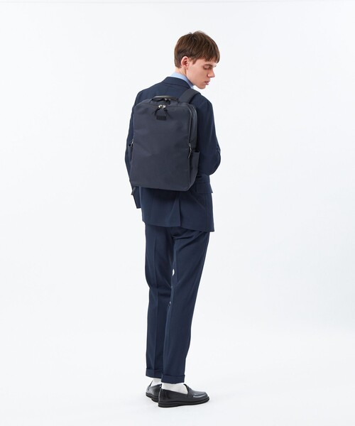 MACKINTOSH PHILOSOPHY(マッキントッシュ フィロソフィー)の「CORDURA(R) fabric バックパック(バックパック/リュック・メンズ・ブラック/ダークネイビー・FREE)」の7枚目の写真