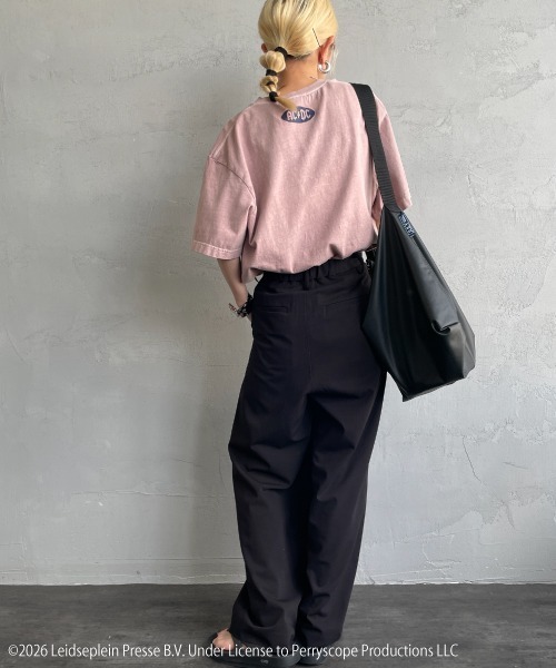 GOOD ROCK SPEED（グッドロックスピード）の「[GOOD ROCK SPEED/グッドロックスピード] 別注 AC/DC ロックプリントTシャツ(Who Made Who)（Tシャツ/カットソー・レディース・ピンク・M/L/XL）」の6枚目の写真