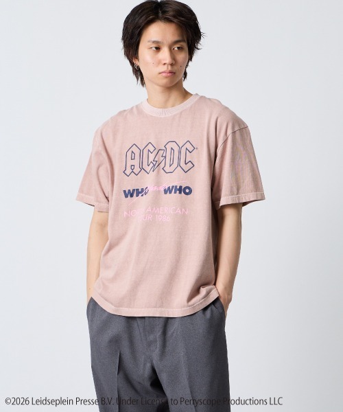 GOOD ROCK SPEED（グッドロックスピード）の「[GOOD ROCK SPEED/グッドロックスピード] 別注 AC/DC ロックプリントTシャツ(Who Made Who)【追加】（Tシャツ/カットソー・レディース・ピンク・M/L/XL）」の13枚目の写真