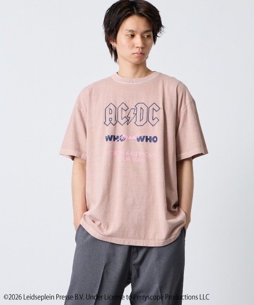 GOOD ROCK SPEED（グッドロックスピード）の「[GOOD ROCK SPEED/グッドロックスピード] 別注 AC/DC ロックプリントTシャツ(Who Made Who)【追加】（Tシャツ/カットソー・レディース・ピンク・M/L/XL）」の16枚目の写真