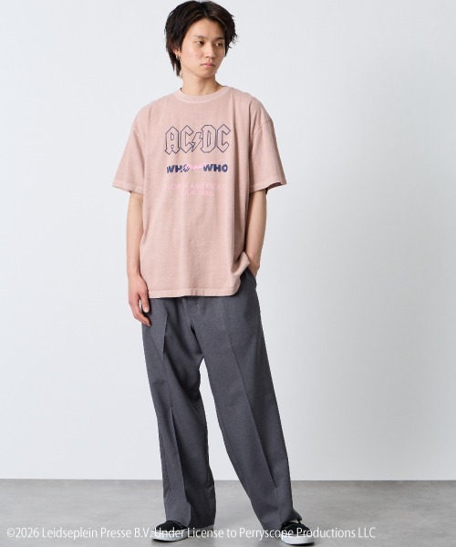 GOOD ROCK SPEED（グッドロックスピード）の「[GOOD ROCK SPEED/グッドロックスピード] 別注 AC/DC ロックプリントTシャツ(Who Made Who)【追加】（Tシャツ/カットソー・レディース・ピンク・M/L/XL）」の12枚目の写真
