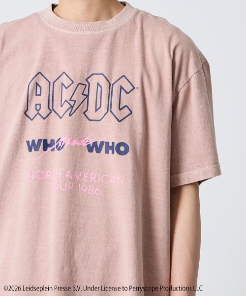 GOOD ROCK SPEED（グッドロックスピード）の「[GOOD ROCK SPEED/グッドロックスピード] 別注 AC/DC ロックプリントTシャツ(Who Made Who)【追加】（Tシャツ/カットソー・レディース・ピンク・M/L/XL）」の22枚目の写真