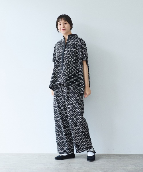 yuni(ユニ )の「単色刺繍squareブラウス(シャツ/ブラウス・レディース・ブラック/ベージュ/グリーン・FREE)」の15枚目の写真