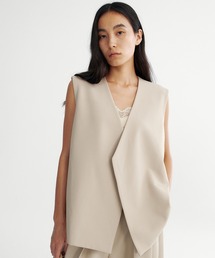 Bie（ビエ）の「ラップデザインジレ（ベスト）」