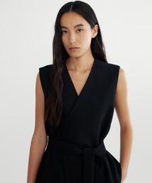 Bie（ビエ）の「ラップデザインジレ（ベスト）」