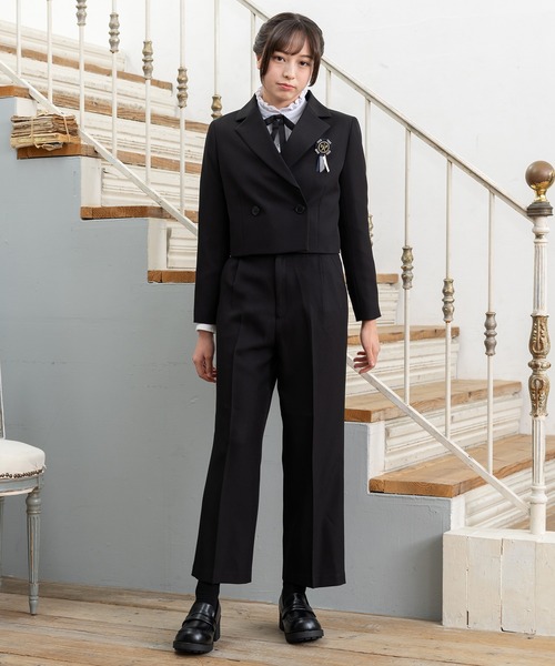 セール】フォーマルスーツ 卒業スーツ ロングパンツ 5点セット 卒服