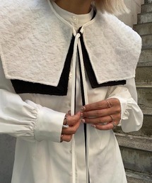 VIBGYOR | 【ENCLOSURE】Reversible 2way collar(付け襟)