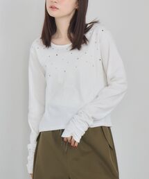 RETRO GIRL | スタッズカットソー(Tシャツ/カットソー)