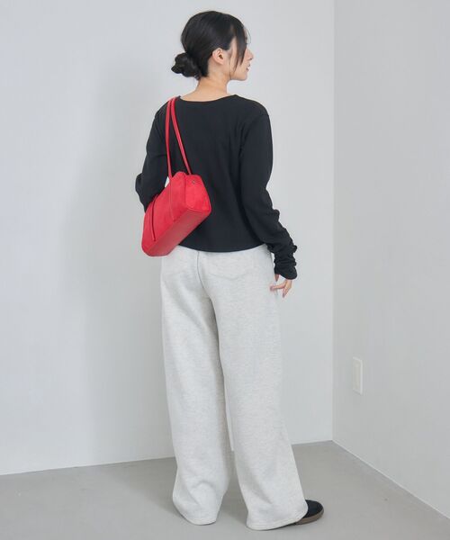 RETRO GIRL(レトロガール)の「スタッズカットソー(Tシャツ/カットソー・レディース・ブラック/オフホワイト・FREE)」の6枚目の写真