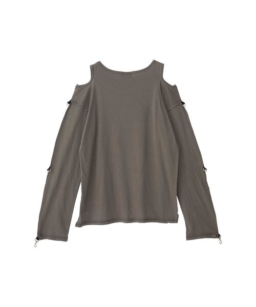 HYSTERIC GLAMOUR(ヒステリックグラマー)の「HG METAL SKUNK プルオーバー(Tシャツ/カットソー・レディース・ホワイト/ブラック/グレー・FREE)」の9枚目の写真