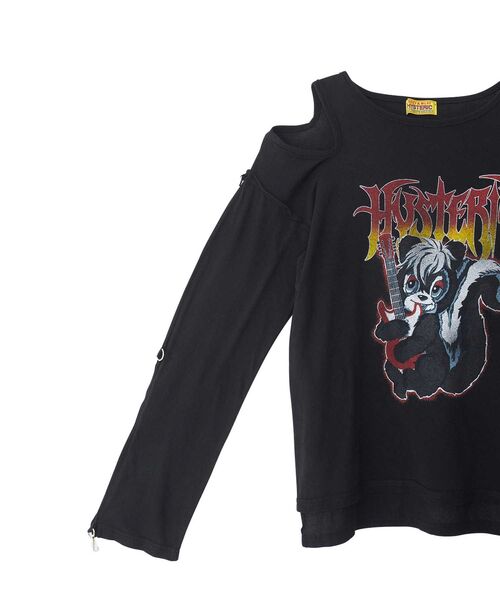 HYSTERIC GLAMOUR(ヒステリックグラマー)の「HG METAL SKUNK プルオーバー(Tシャツ/カットソー・レディース・ホワイト/ブラック/グレー・FREE)」の18枚目の写真