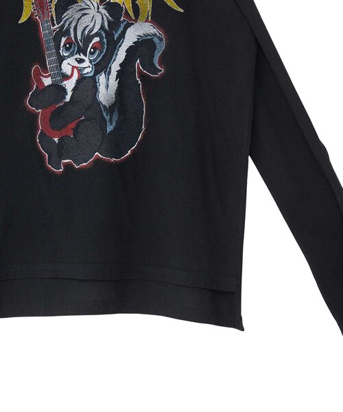 HYSTERIC GLAMOUR(ヒステリックグラマー)の「HG METAL SKUNK プルオーバー(Tシャツ/カットソー・レディース・ホワイト/ブラック/グレー・FREE)」の20枚目の写真