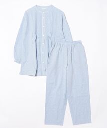 KID BLUE | キッドブルー -26ドビードットシャンブレー -長袖パジャマ -KNDK521 -kidblue(ルームウェア/パジャマ)
