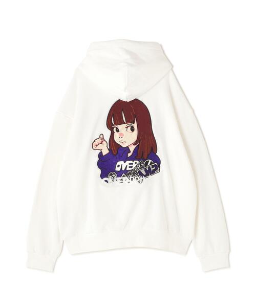 over print(オーバープリント)の「overprint/オーバープリント/【LHP EXCLUSIVE】SIGNBOARD HOODIE(パーカー・レディース・ブラック/ホワイト/チャコールグレー・M/L/XL)」の12枚目の写真