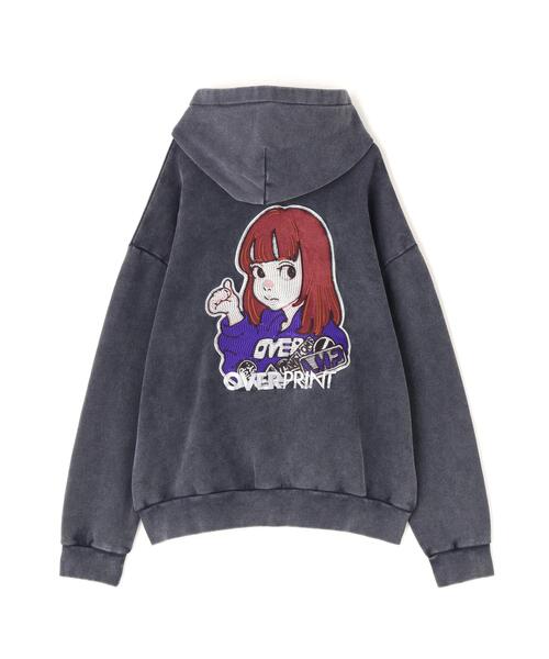 over print(オーバープリント)の「overprint/オーバープリント/【LHP EXCLUSIVE】SIGNBOARD HOODIE(パーカー・レディース・ブラック/ホワイト/チャコールグレー・M/L/XL)」の7枚目の写真