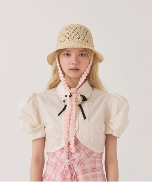 kaorinomori（カオリノモリ）の「kaorinomori  ローハット プリム / カオリノモリ（ハット・レディース・アイボリー/ベージュ・M/57.5cm）」の4枚目の写真